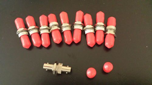 Single Mode fiber optic bulk head connectors Female ST to ST, ceramic insert