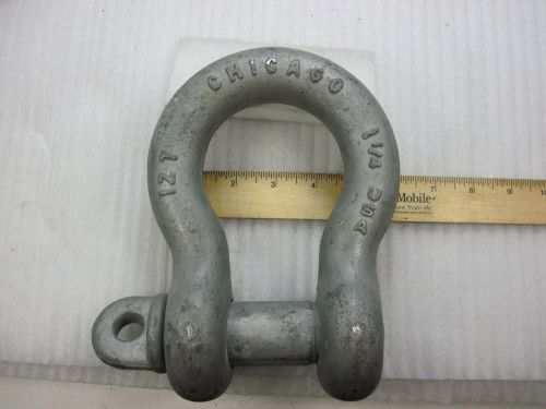 SHACKLE NEW CHICAGO 12 TON 1 1/4 SCREW   LOC  F-20