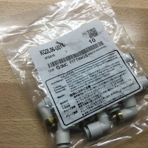 KQL06-U01 SMC New In BAG OF 10 Elbow Union Fitting KQL06U01