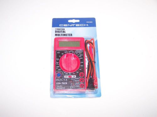 CEN - TECH  7 FUNCTION DIGITAL MULTIMETER ,TEST EQUIPMENT, ELECTRICAL auto truck