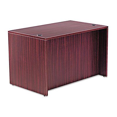 Valencia Series Straight Front Desk Shell, 47 1/4w x 29 1/2d x 29 1/2h, Mahogany