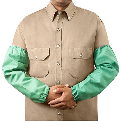 Steiner 1034-18ee weld lite 9 oz flame resistant cotton green sleeves with for sale