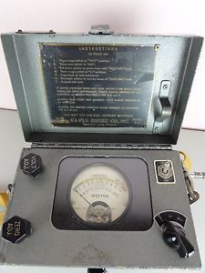 Davis Emergency Equipment Co Fresh Air Mining Meter M-6 Weston 301 Gauge