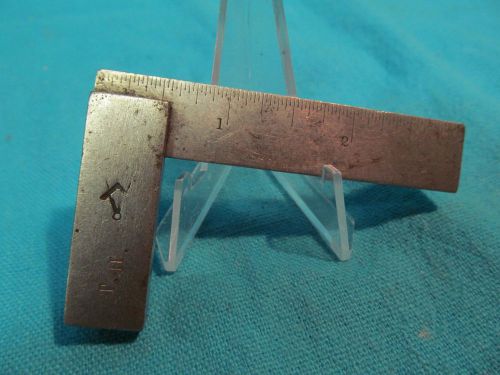 VINTAGE MASONIC 3&#034; SQUARE MACHINIST INSPECTION TOOL