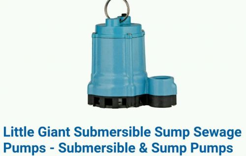 Little giant pump 4/10hp 9EN series