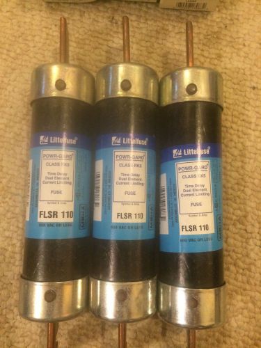 LITTELFUSE FLSR-110 N 110A 600V CL RK5 NEW. Lot Of 3