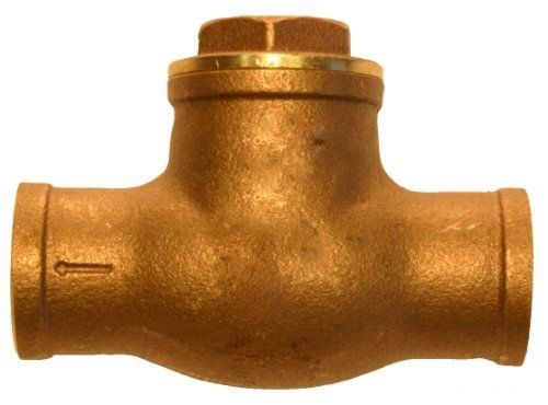 Aviditi 11522AVI Brass Swing Check Valve with Sweat End, 3/4-Inch C