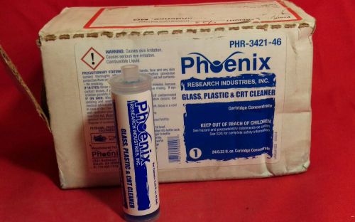 PHOENIX GLASS,PLASTIC,CRT CLEANR PHR-3421-424-46 24/0.33OZ CARTRIDGE CONCENTRATE