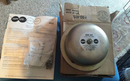 Back Up Alarm TRIPP LITE  BKA ALARM BELL – NOS Mechanical Forklifts Etc