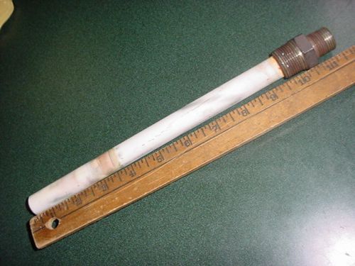 USED High Temp ceramic Tube 11/16&#034; O.D X  1/2&#034;  I.D X  11 1/2&#034;  Long 17mmx13mmx