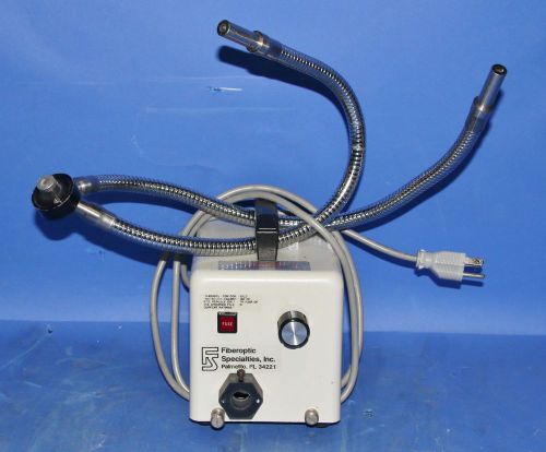 (1) Used Fiberoptic Specialties LS86/110 Fiber Optic Light Source With Double Wa