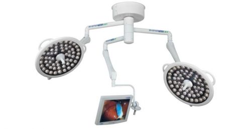 Bovie system two led exam light duo ceiling &amp; monitor xlds-s23ma new/box medical for sale