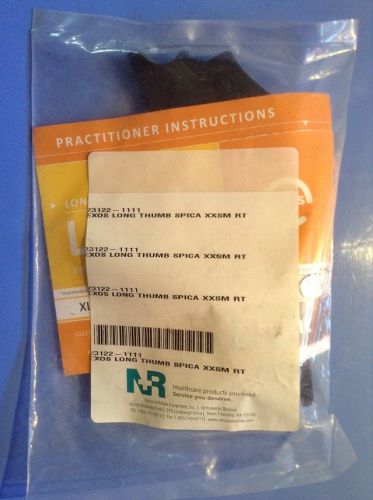 EXOS NATIONAL REHAB LONG THUMB SPICA XXSM RT REF 23122-1111 NEW IN PKG