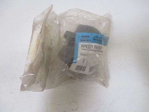 CROUSE-HINDS RPE221 014 S09N CONNECTOR *NEW IN A BAG*