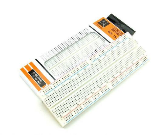 10pcs solderless mb-102 mb102 breadboard 830 tie point pcb breadboard for sale