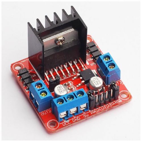 1PCS L298N Dual Stepper Motor Driver Controller Board Module RED