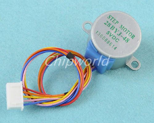 1pcs 5V 4 phase 5 line 28BYJ-48 5VDC Stepper Motor 28BYJ48 25CM New