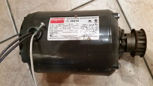 Dayton belt drive fan and blower motor model 3k616 for sale