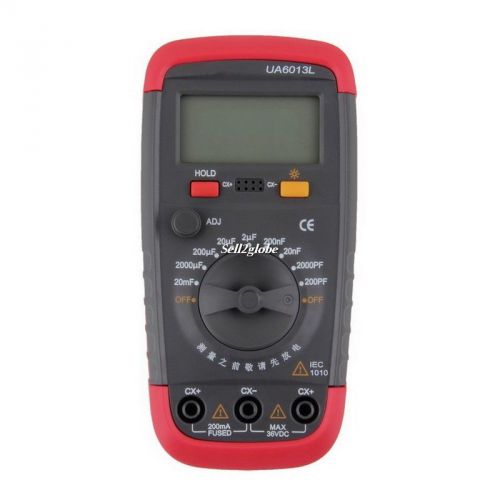 UA6013L Auto Range Digital LCD Capacitor Capacitance Test Tester Meter NEW G8