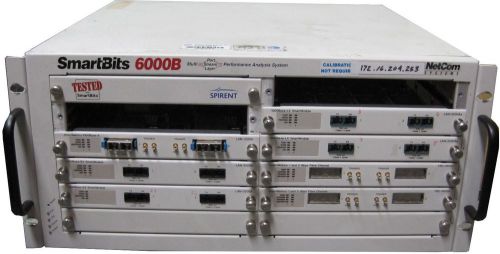 Spirent SmartBits SMB-6000B 2xLAN-3200A 1xLAN-3310A 2xLAN-3200As 2xFBC-3602A