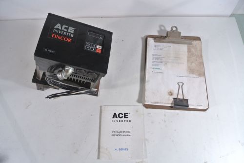 Ace inverter fincor 5hp ac drive 1 phase to 3 phase! for sale