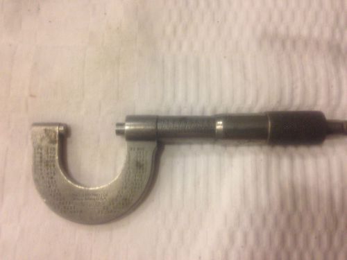 Vintage Starrett No. 202 Micrometer