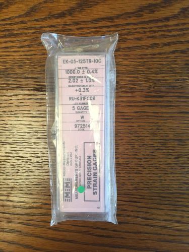 Micro Measurements Vishay Precision Strain Gages EK-05-125TR-10C 5pack