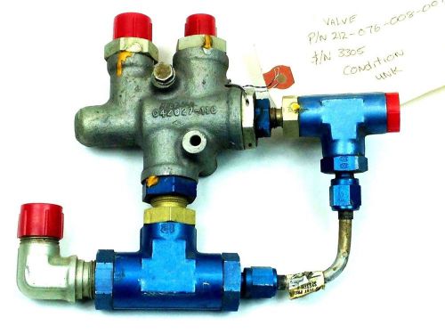 Pressure operated valve hydraulic bell 212-076-008-001 ronson 42c42627 3-way 2po for sale