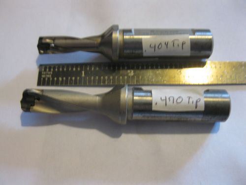 2 ingersall insert drills.coolant thru. for sale