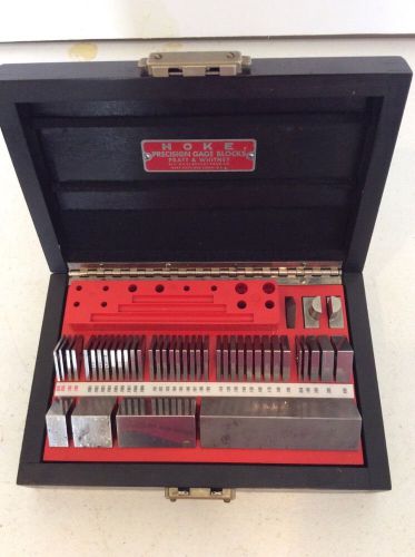 Whitney &amp; Pratt HOKE Precision Gage Blocks