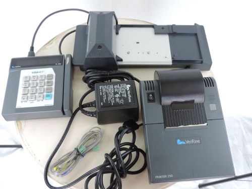 Verifone credit card slider/reader and printer  Baritzan manual slider included!