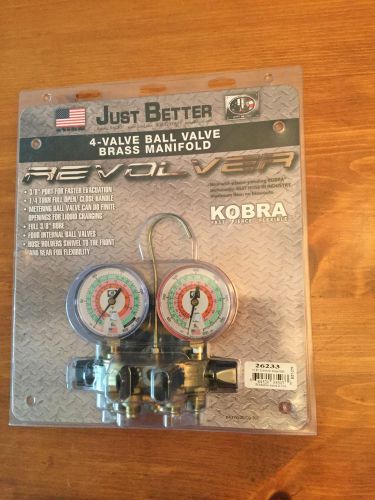 Just better revolver 4-valve ball valve brass manifold for sale