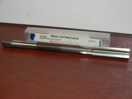 Regal cutting tools #015149as 1/2&#034;-20 x 0.500&#034; x 6&#034; 4f h3 nf extension plug tap for sale