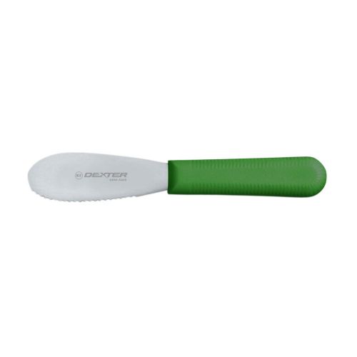 Dexter russell s173scg-pcp, 3 1/2 -inch slip-resistant green handle scalloped sandwi for sale