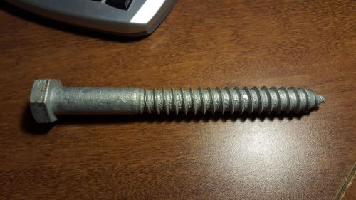 12 Hillman Hex Head Galvanized Hot Dipped Lag Screw 5/8&#034; x 6&#034; 812149