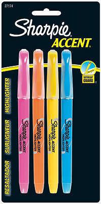 SANFORD CORP 4-Pack Pocket Accent Highlighters