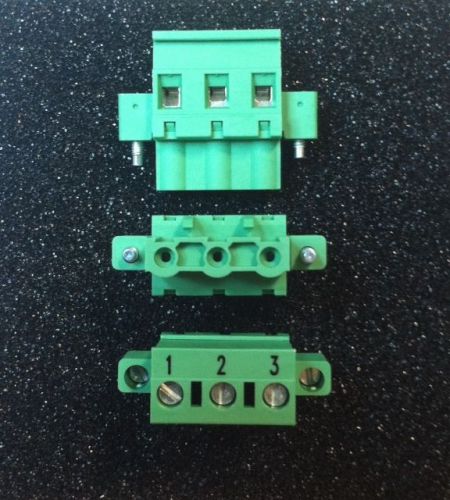 5606091 GMVSTBW 2.5/3-STF-7.62 PHOENIX CONTACT TERMINAL BLOCK 10 PCS