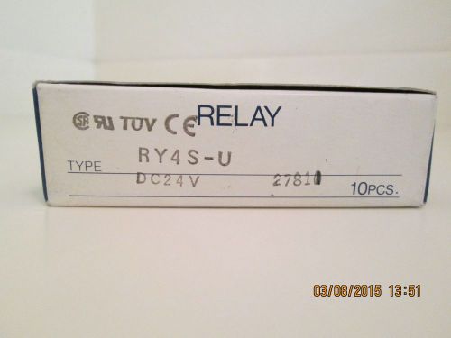 Ry4s-u idec relays dc24v  (27811) 40 relays! for sale