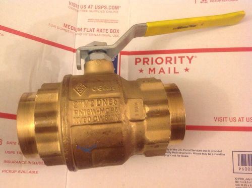 FWN 2.5&#034; 2 1/2&#034; Brass Sweat Ball Valve DN65 PN16W-MOP5 600 WOG 150 WSP (lot H11)