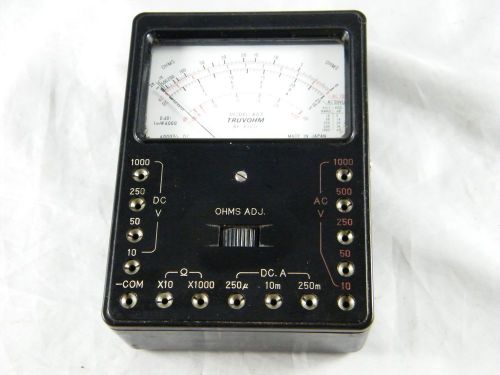 VINTAGE ~ EICO ~ TRUVOHM VOLT OHM METER ~ MODEL # 4A3 ~ MADE IN JAPAN ~ NO LEADS