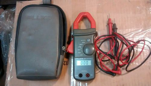 Fluke model 30 clamp meter 400amp ammeter DVOM