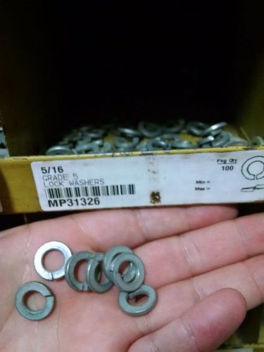 5/16&#034; lock washers - qty 100 - grade 5 - mp31326 for sale