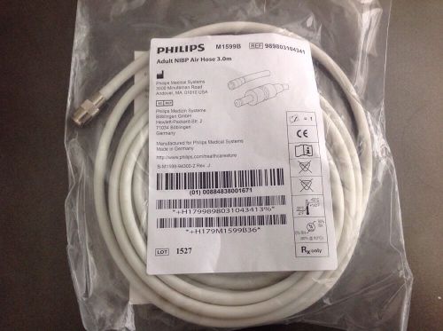 Philips Adult NIBP Air Hose 3.0m M1599B Ref 989803104341