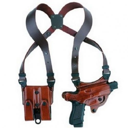 Aker Leather H107TPRU-GL1923 Flatsider XR7 Shoulder Holster Tan RH Fits Glock 19