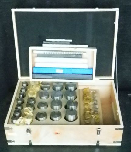 NuLine Keyway Broach Set 1/8&#034; - 3/4&#034; B C D &amp; E HSS w Shims 73 Piece No 100 #100