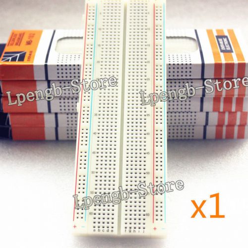 MB-102 830 Solderless Breadboard Tie Points 2 buses Test Circuit for Arduino