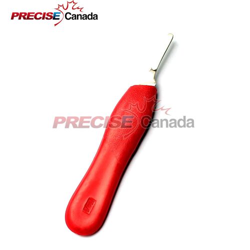 SCALPEL HANDLE #4 RED SURGICAL DERMAL PODIATRY INSTRUMENT