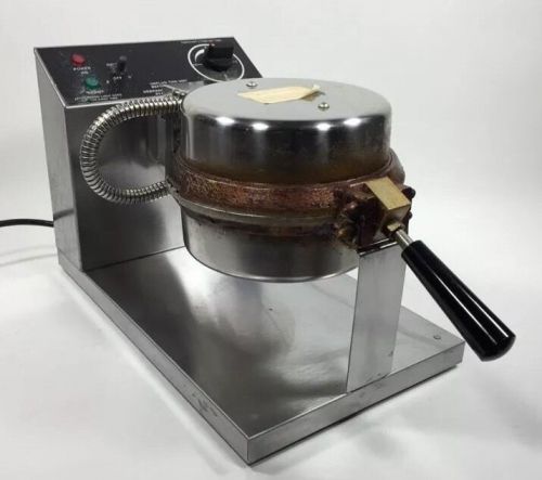 #gold medal giant waffle cone baker/maker model 5020 8&#034; commercial stainless for sale