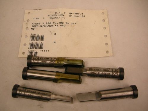 New lot of 5 dayton progress punches kps50 m2 for punch press machine shop for sale