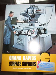 Grand Rapids Surface Grinders Catalog -tool, metal working D